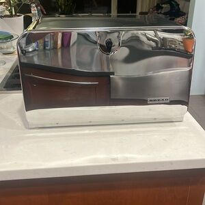 1950’s chrome Pantry Queen breadbox